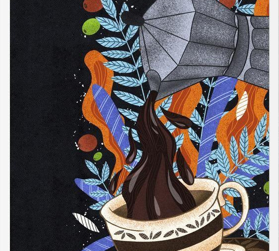 Cuadro Coffee First