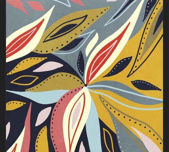 Cuadro Abstract floral 2