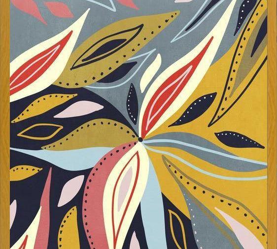 Cuadro Abstract floral 2