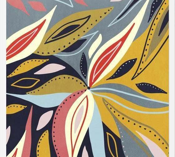 Cuadro Abstract floral 2