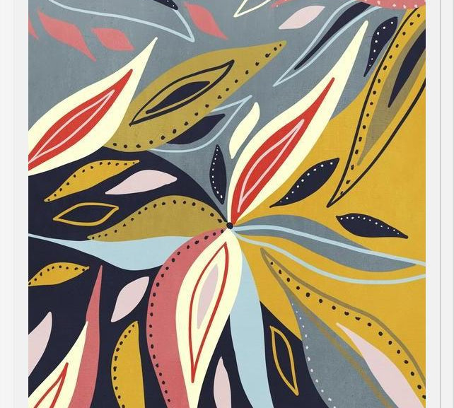 Cuadro Abstract floral 2