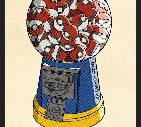 Cuadro Pokeball Machine