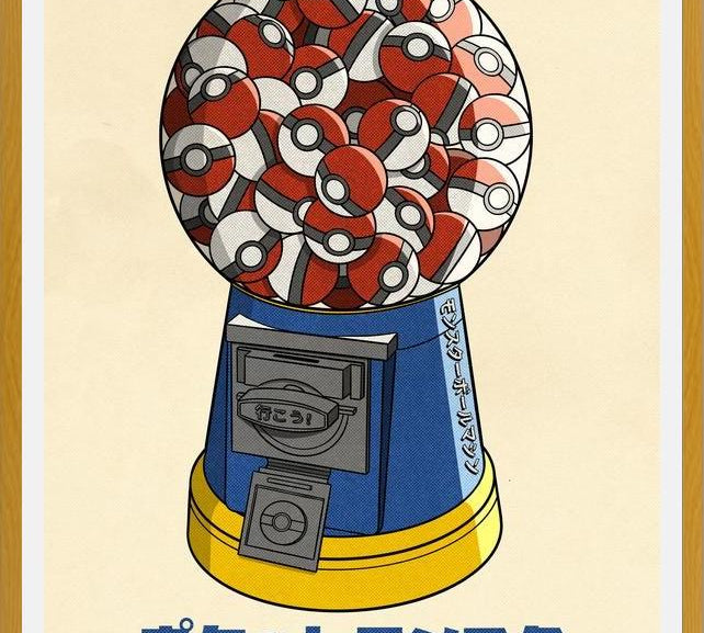 Cuadro Pokeball Machine