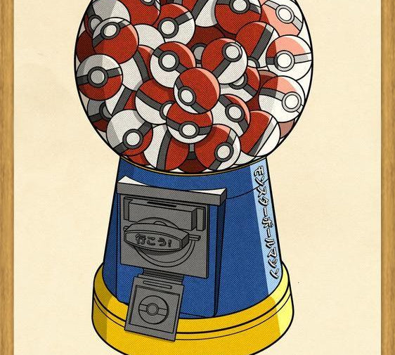 Cuadro Pokeball Machine