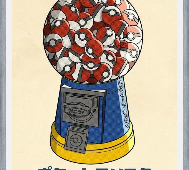 Cuadro Pokeball Machine