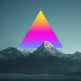 Canvas Geometric Landscape