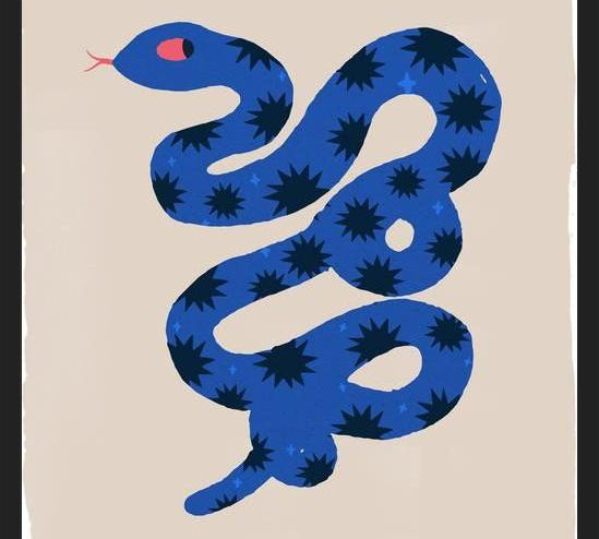 Cuadro Blue Snake