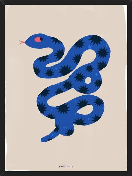 Cuadro Blue Snake