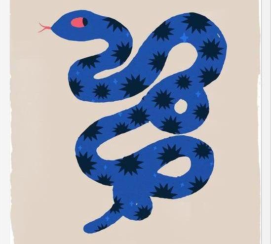 Cuadro Blue Snake