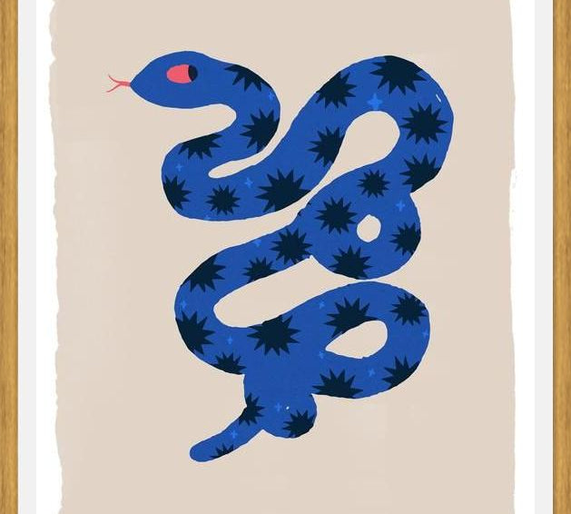 Cuadro Blue Snake