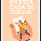Cuadro En esta casa se dibuja