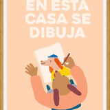 Cuadro En esta casa se dibuja