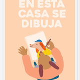 Cuadro En esta casa se dibuja