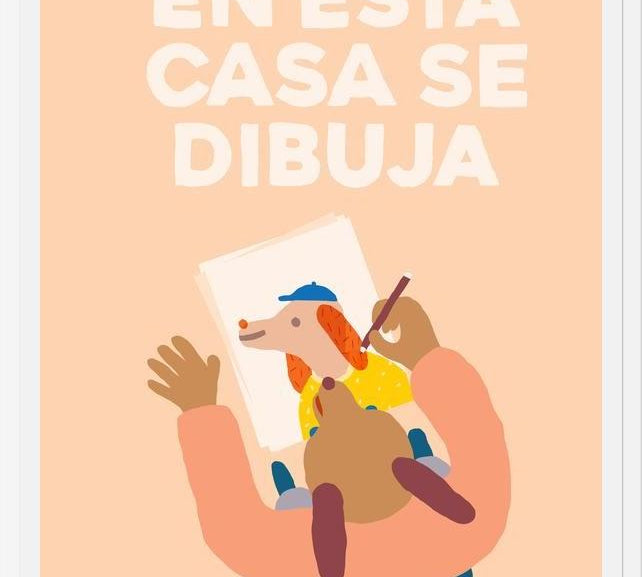 Cuadro En esta casa se dibuja