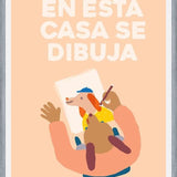 Cuadro En esta casa se dibuja