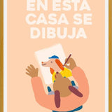 Cuadro En esta casa se dibuja