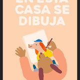 Cuadro En esta casa se dibuja