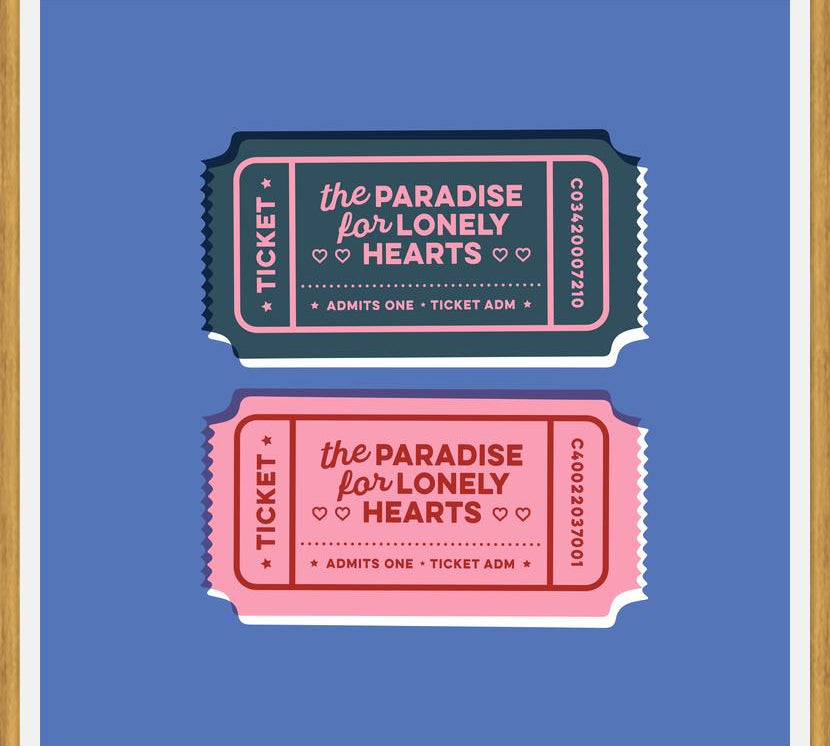 Cuadro Paradise Lonely Hearts Blue