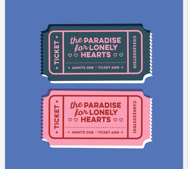 Cuadro Paradise Lonely Hearts Blue