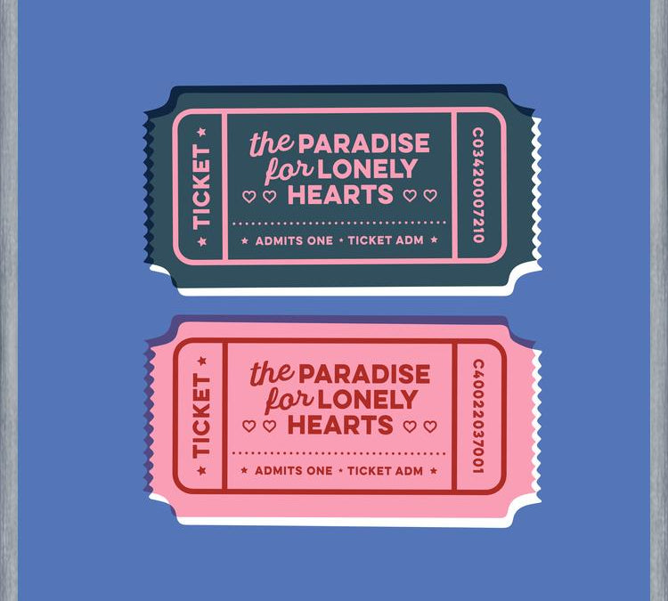 Cuadro Paradise Lonely Hearts Blue