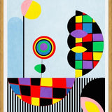 Cuadro Lúdico - Auto Multicolor