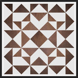 Cuadro Geométrico Triangulos - Moderno