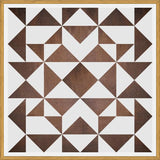 Cuadro Geométrico Triangulos - Moderno
