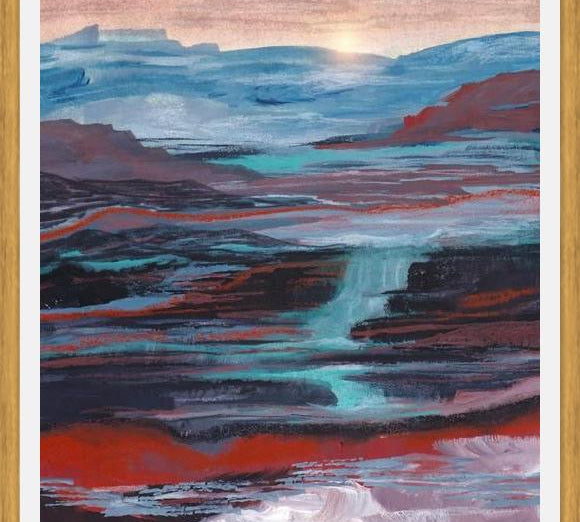 Cuadro Turquoise Water In The Mountains