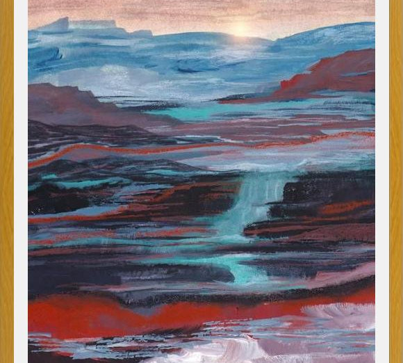 Cuadro Turquoise Water In The Mountains