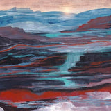 Canvas Turquoise Water In The Mountains