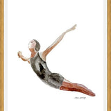 Cuadro Nadadora salto