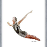 Cuadro Nadadora salto