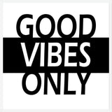 Cuadro Good Vibes Only B&W