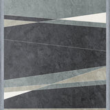 Cuadro Líneas Elegantes - Verde y Gris