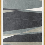 Cuadro Líneas Elegantes - Verde y Gris