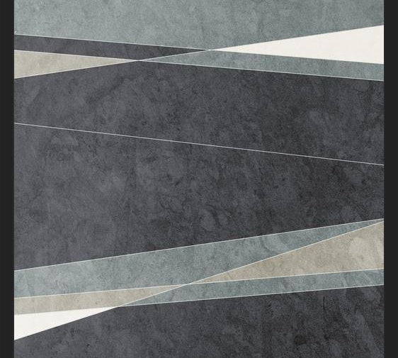 Cuadro Líneas Elegantes - Verde y Gris