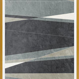 Cuadro Líneas Elegantes - Verde y Gris