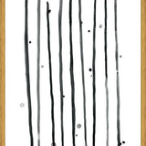 Cuadro Watercolor lines & dots - vertical