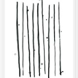 Cuadro Watercolor lines & dots - vertical