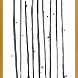 Cuadro Watercolor lines & dots - vertical