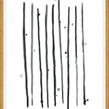 Cuadro Watercolor lines & dots - vertical