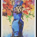 Cuadro Blue Vase with Flowers
