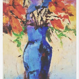 Cuadro Blue Vase with Flowers