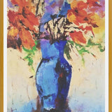 Cuadro Blue Vase with Flowers