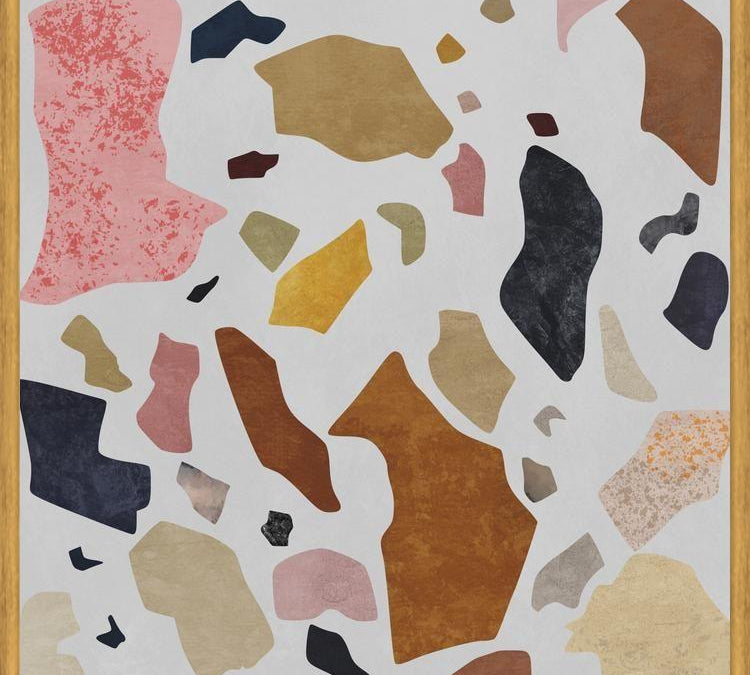 Cuadro Terrazzo Collage