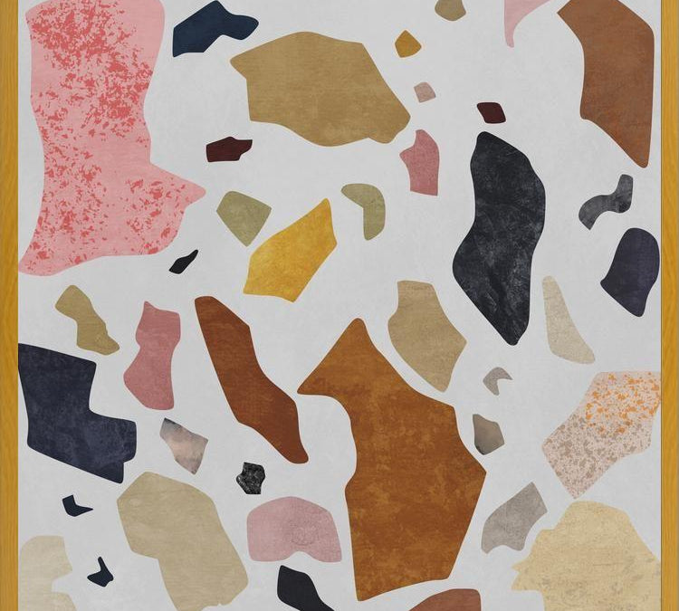 Cuadro Terrazzo Collage