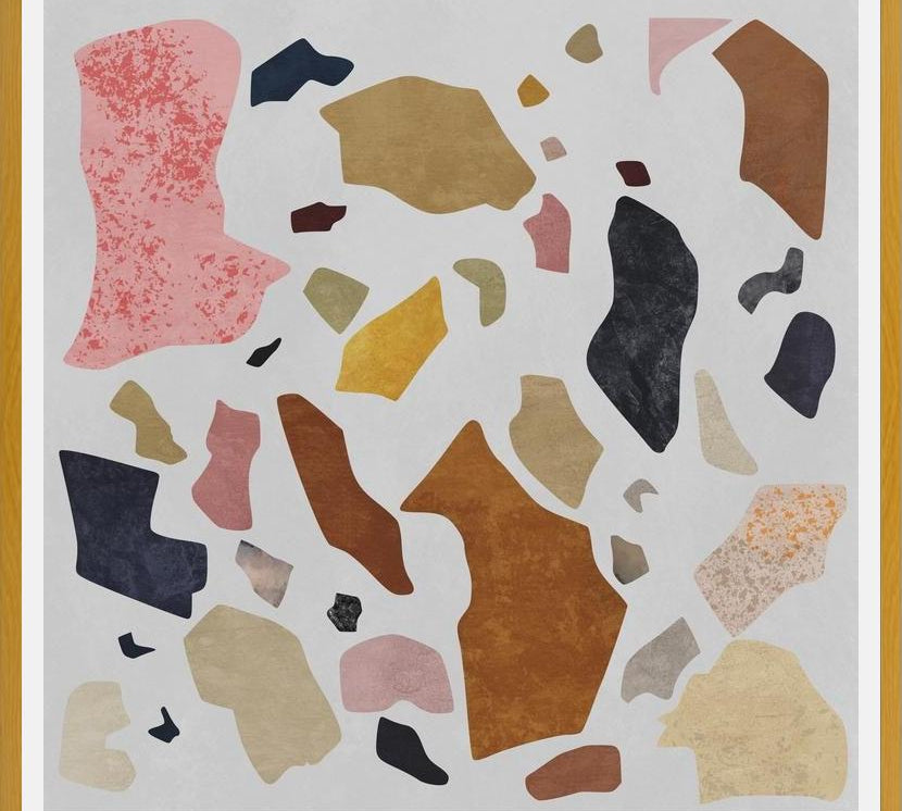 Cuadro Terrazzo Collage