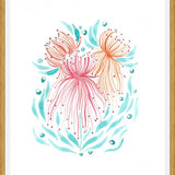Cuadro Flores medusas