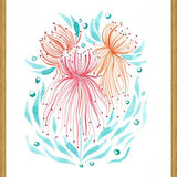 Cuadro Flores medusas