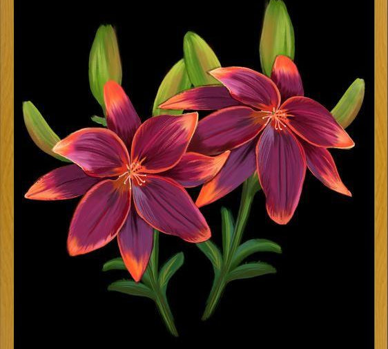 Cuadro Cute lilies